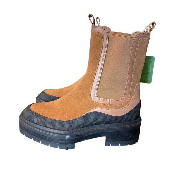 Sam Edelman Womens Lulia Chelsea Boot 8 Camel/New Whiskey - Picture 4 of 11